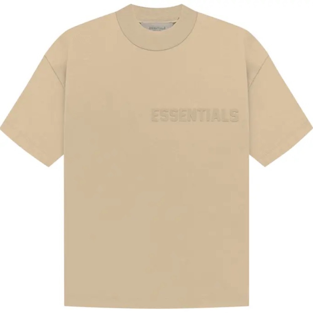 Essentials Beige Short Sleeve Tee